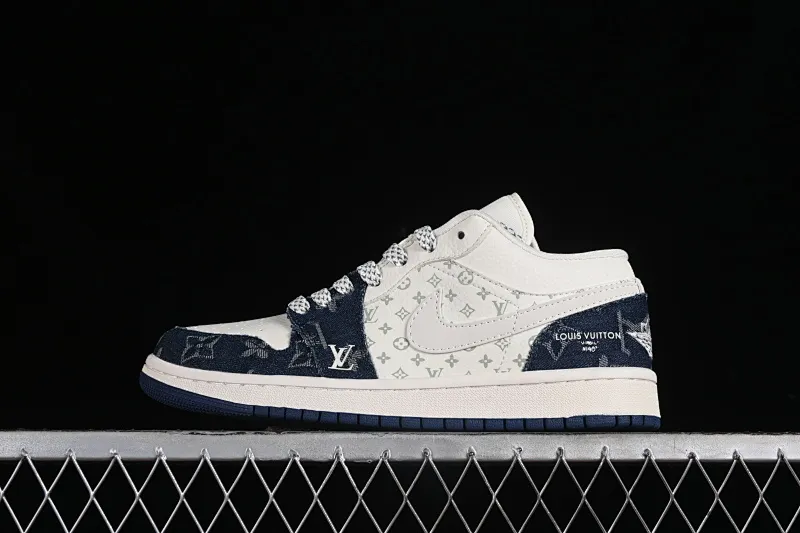 All categories Air Jordan Jordan series basketball shoes Air Jordan 1 Low high-end customized low-top sneakers Air Jordan 1 Low AJ1 Joe 1LV joint-milan high-end customized low-top retro casual sneakers SJ9950-003